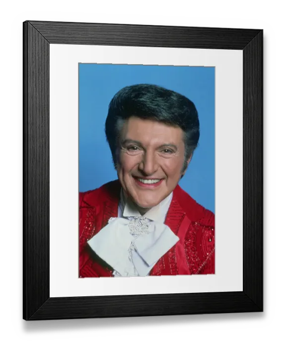 Framed Print : Portrait of Liberace Smiling Framed Print : Portrait of Liberace Smiling