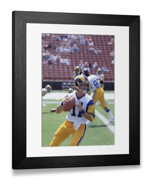 Framed Print : Pat Haden Throwing a Pass Framed Print : Pat Haden Throwing a Pass