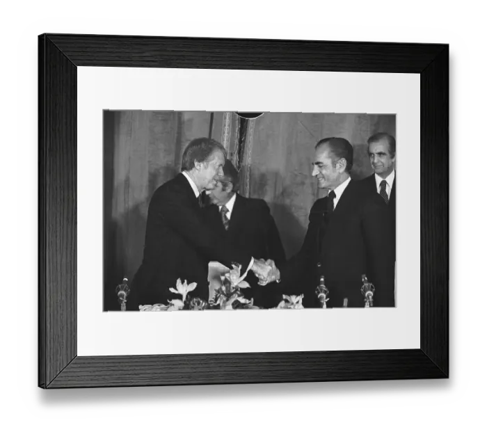 Framed Print : Jimmy Carter and the Shah of Iran Framed Print : Jimmy Carter and the Shah of Iran