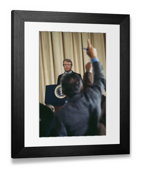 Framed Print : President Carter In Warsaw Framed Print : President Carter In Warsaw