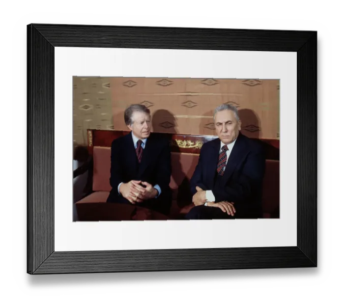 Framed Print : Jimmy Carter and Edward Gierek Framed Print : Jimmy Carter and Edward Gierek