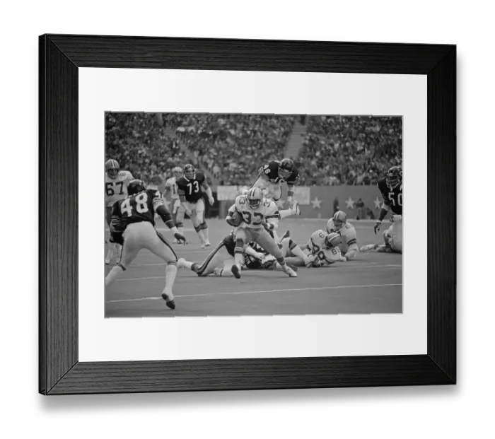 Framed Print : Football Player Running Framed Print : Football Player Running