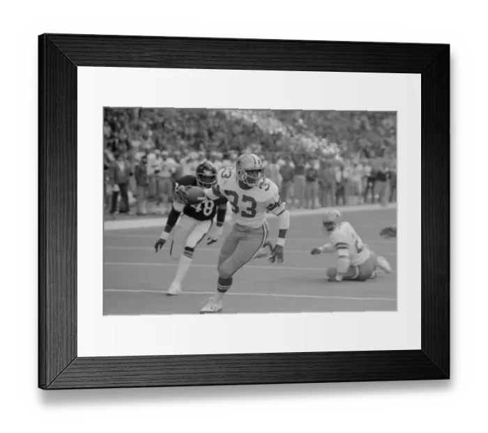 Framed Print : Football Player Running Yards Framed Print : Football Player Running Yards