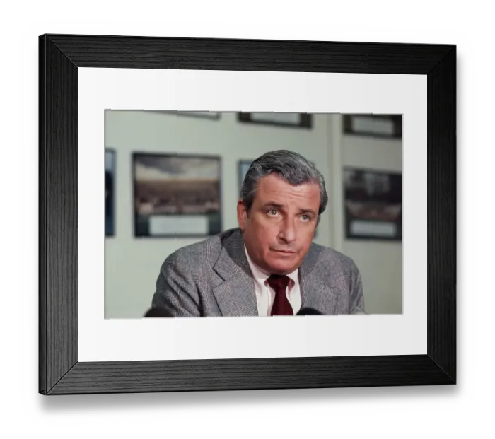 Framed Print : Portrait of Art Modell Framed Print : Portrait of Art Modell