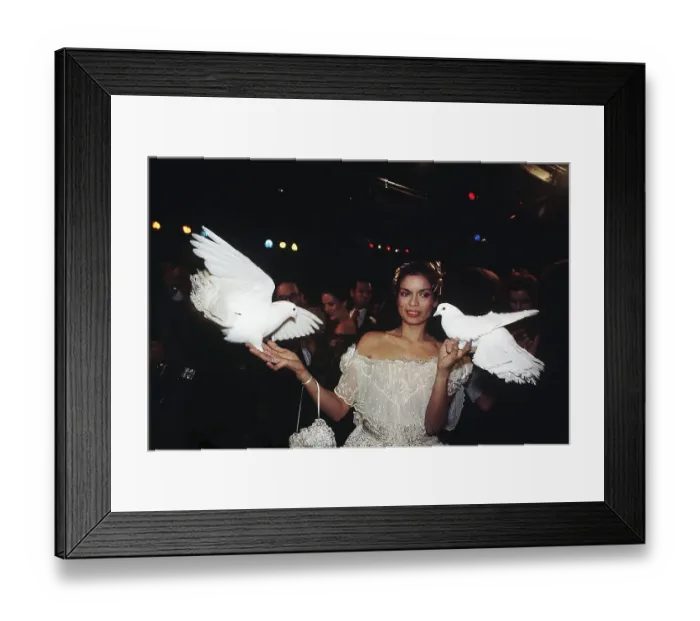 Framed Print : Bianca Jagger at Studio 54 Framed Print : Bianca Jagger at Studio 54