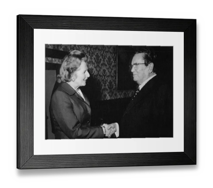 Framed Print : Josip Broz Tito and Margaret Thatcher Framed Print : Josip Broz Tito and Margaret Thatcher
