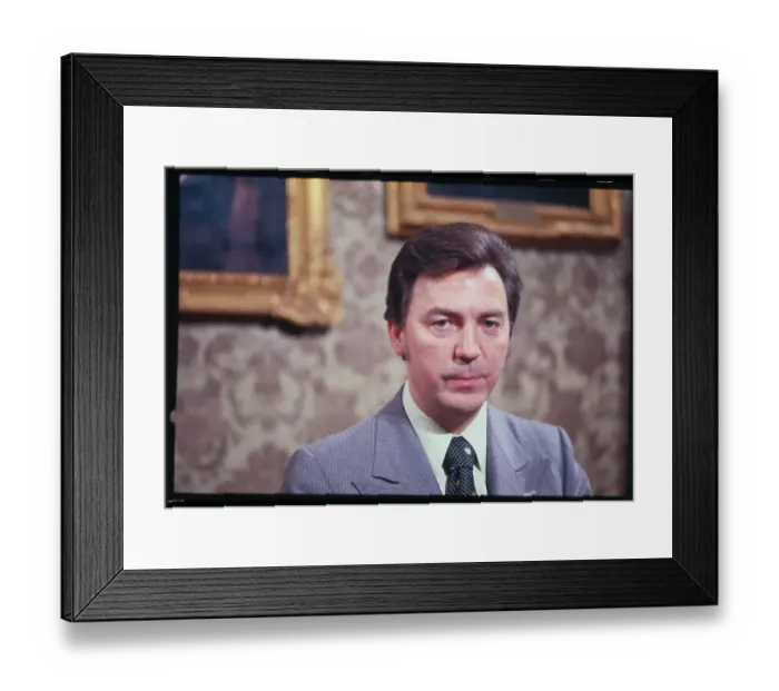 Framed Print : Portrait of Police Chief Richard Hongisto Framed Print : Portrait of Police Chief Richard Hongisto