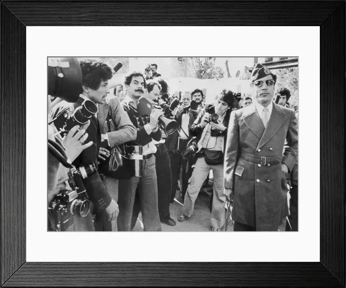 Framed Print : Muammar al-Qaddafi passing photographers Framed Print : Muammar al-Qaddafi passing photographers