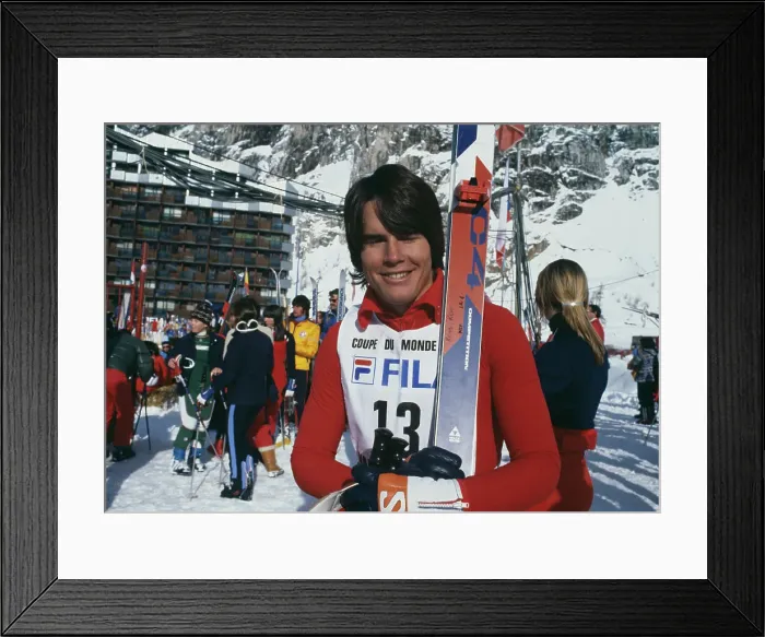 Framed Print : Ken Read. Canadian skier Ken Read in Val d'Isere Framed Print : Ken Read. Canadian skier Ken Read in Val d'Isere