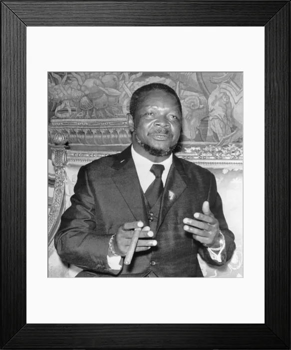 Framed Print : President Jean Bodel Bokassa Framed Print : President Jean Bodel Bokassa