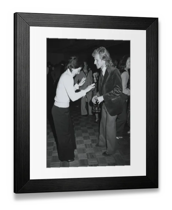 Framed Print : Billie Jean King and Vitas Gerulaitis at Foundation Ball Framed Print : Billie Jean King and Vitas Gerulaitis at Foundation Ball