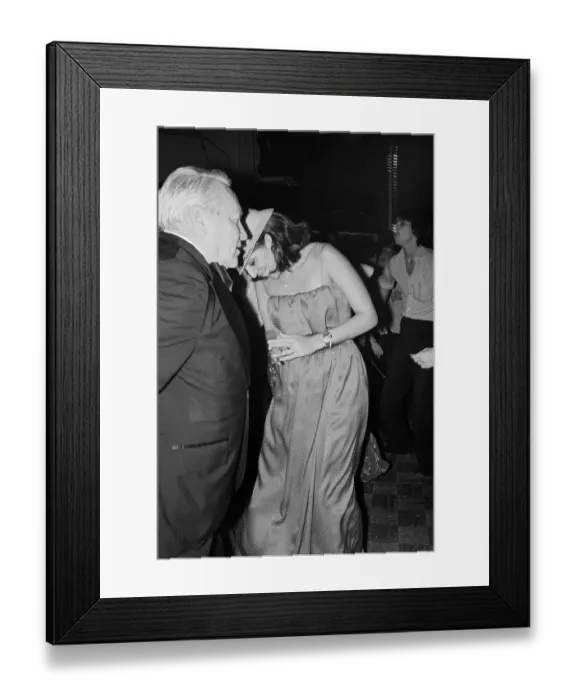 Framed Print : Portrait of Christina Onassis Dancing