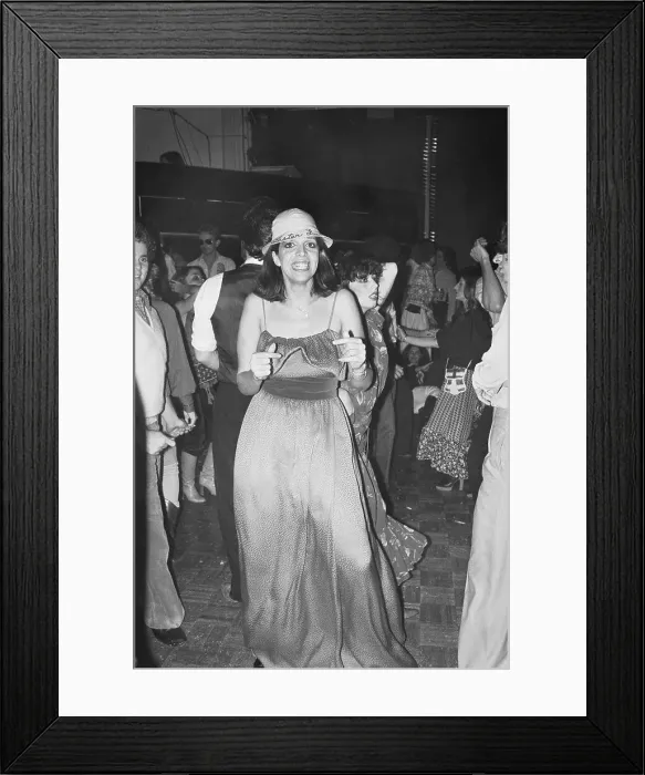 Framed Print : Portrait of Christina Onassis Dancing