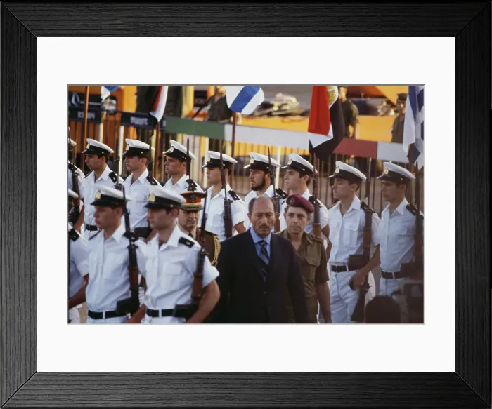 Framed Print : President Anwar Sadat Framed Print : President Anwar Sadat