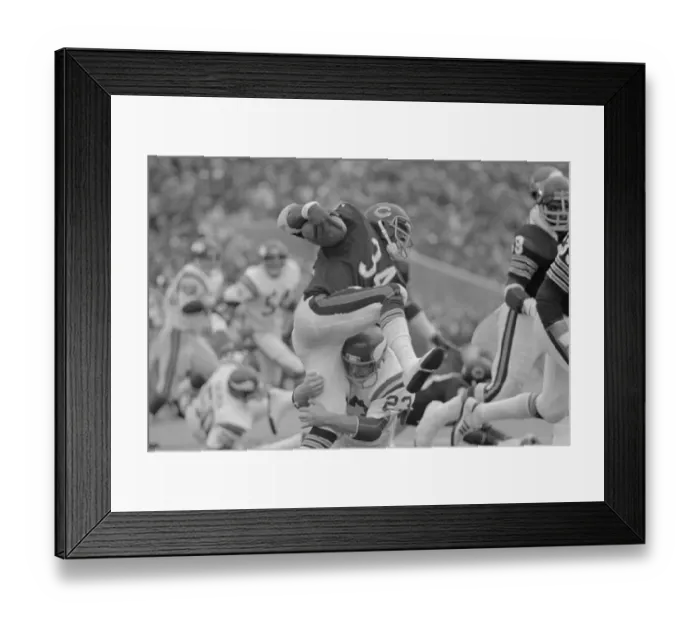 Framed Print : Walter Payton in Action During Game Framed Print : Walter Payton in Action During Game