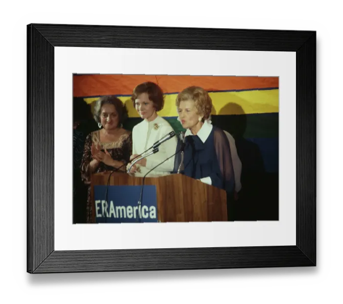 Framed Print : Betty Ford, Rosalynn Carter, Betty Friedan