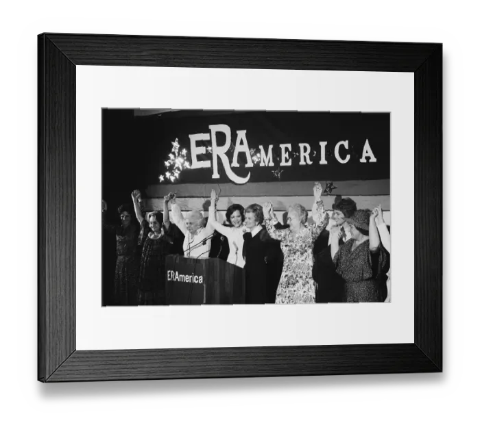 Framed Print : Notable Women Rallying for Equal Rights Amendment Framed Print : Notable Women Rallying for Equal Rights Amendment