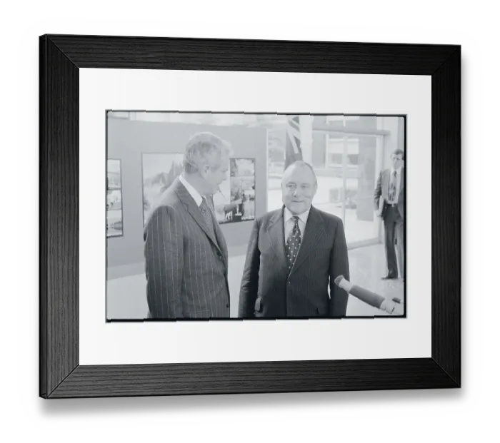 Framed Print : New Zealand's Prime Minister Muldoon Framed Print : New Zealand's Prime Minister Muldoon