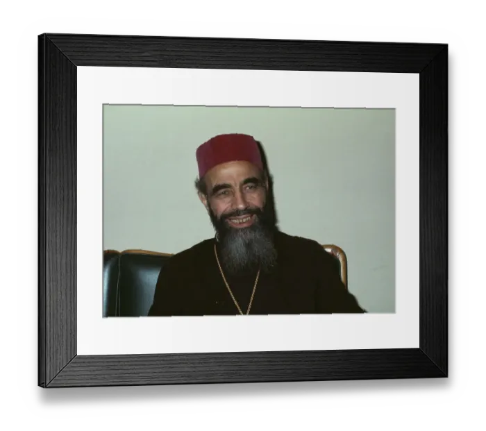Framed Print : Archbishop Hilarion Capucci Framed Print : Archbishop Hilarion Capucci