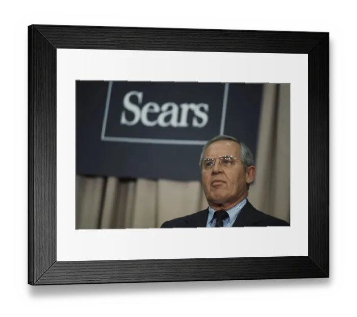 Framed Print : Portrait of Edward R. Telling Framed Print : Portrait of Edward R. Telling