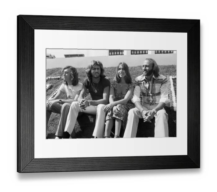 Framed Print : The Bee Gees and Sandy Farina