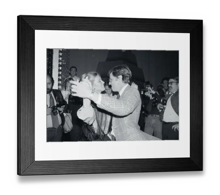 Framed Print : Cheryl Ladd and Husband Dancing Together Framed Print : Cheryl Ladd and Husband Dancing Together