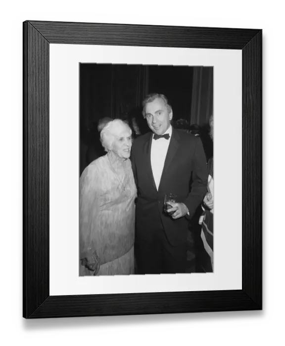 Framed Print : Gore Vidal And Lillian Carter Framed Print : Gore Vidal And Lillian Carter