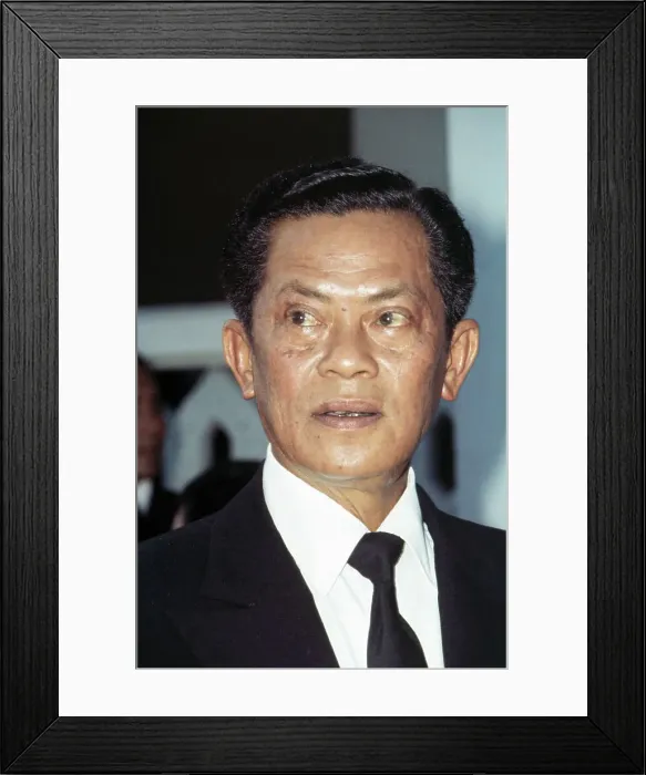Framed Print : Portrait of Kriangsak Chomanand Framed Print : Portrait of Kriangsak Chomanand