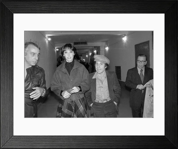 Framed Print : Paul Simon and Shelly Duvall Framed Print : Paul Simon and Shelly Duvall