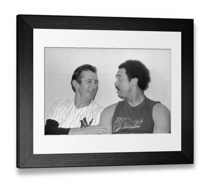 Framed Print : Billy Martin Talking with Reggie Jackson Framed Print : Billy Martin Talking with Reggie Jackson