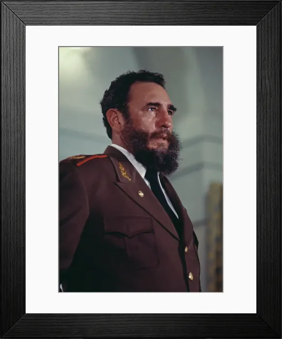 Framed Print : Fidel Castro Framed Print : Fidel Castro