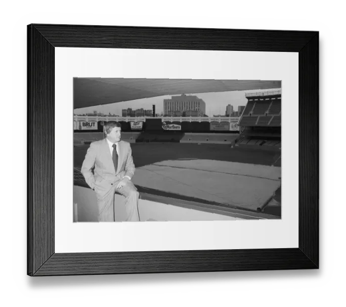 Framed Print : Steinbrenner in Empty Yankee Stadium Framed Print : Steinbrenner in Empty Yankee Stadium