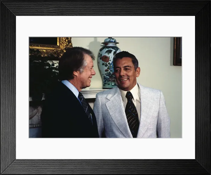Framed Print : General Omar Torrijos and President Jimmy Carter Framed Print : General Omar Torrijos and President Jimmy Carter