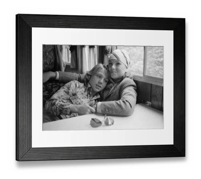 Framed Print : Griffin And Tatum O'Neal Framed Print : Griffin And Tatum O'Neal