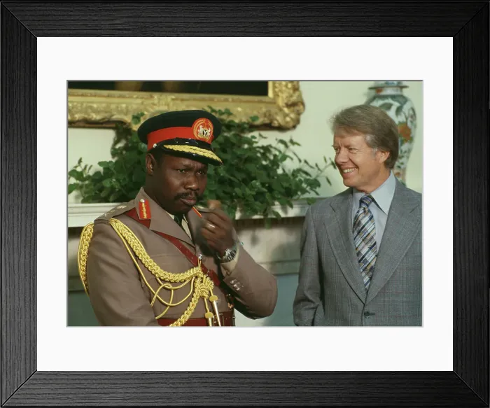 Framed Print : General Olusegun Obasanjo Framed Print : General Olusegun Obasanjo