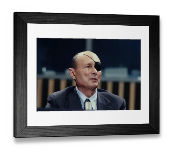 Framed Print : Moshe Dayan Framed Print : Moshe Dayan
