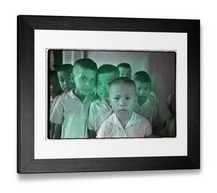 Framed Print : Vietnamese Orphans Framed Print : Vietnamese Orphans