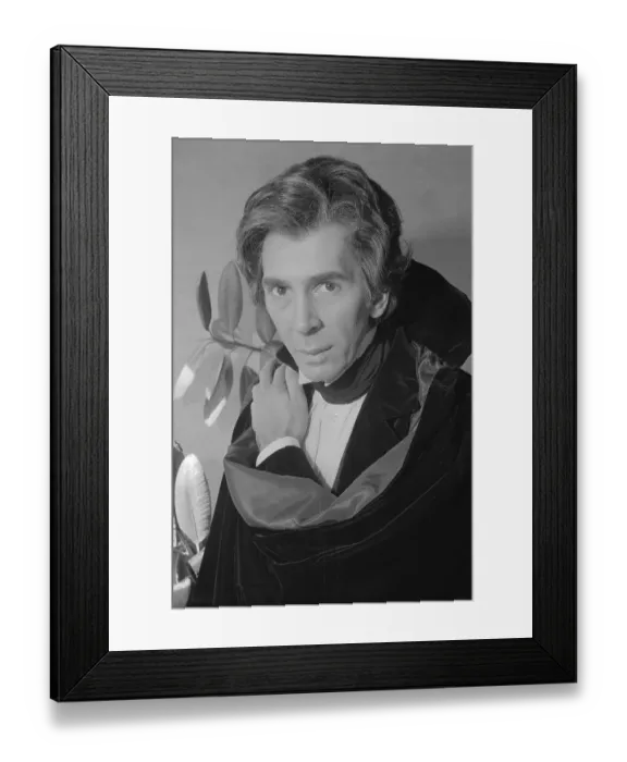 Framed Print : Portrait of Frank Langella as Dracula Framed Print : Portrait of Frank Langella as Dracula