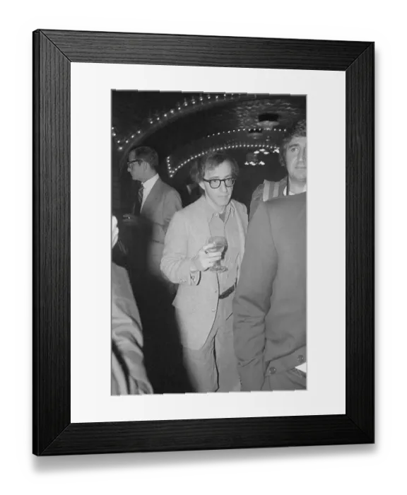 Framed Print : W.Allen @ Party Honoring Lillian Hellman Framed Print : W.Allen @ Party Honoring Lillian Hellman