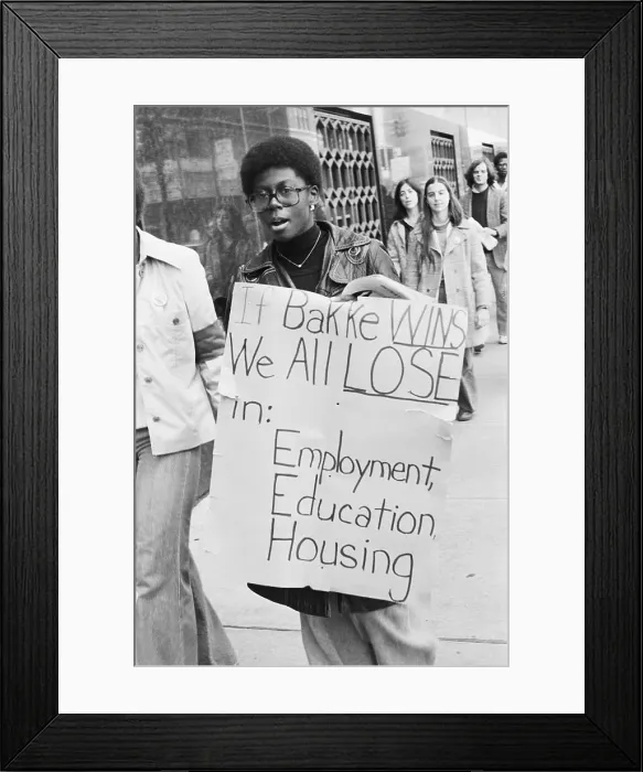 Framed Print : Protesters Outside Detroit Federal Building Framed Print : Protesters Outside Detroit Federal Building