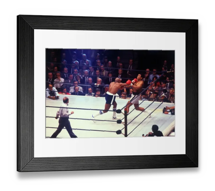 Framed Print : Muhammad Ali and Earnie Shavers During Bout Framed Print : Muhammad Ali and Earnie Shavers During Bout