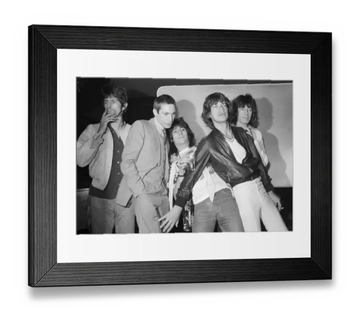 Framed Print : The Rolling Stones Posing for the Press Framed Print : The Rolling Stones Posing for the Press