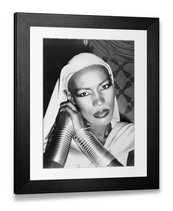 Framed Print : Grace Jones Close Up Framed Print : Grace Jones Close Up