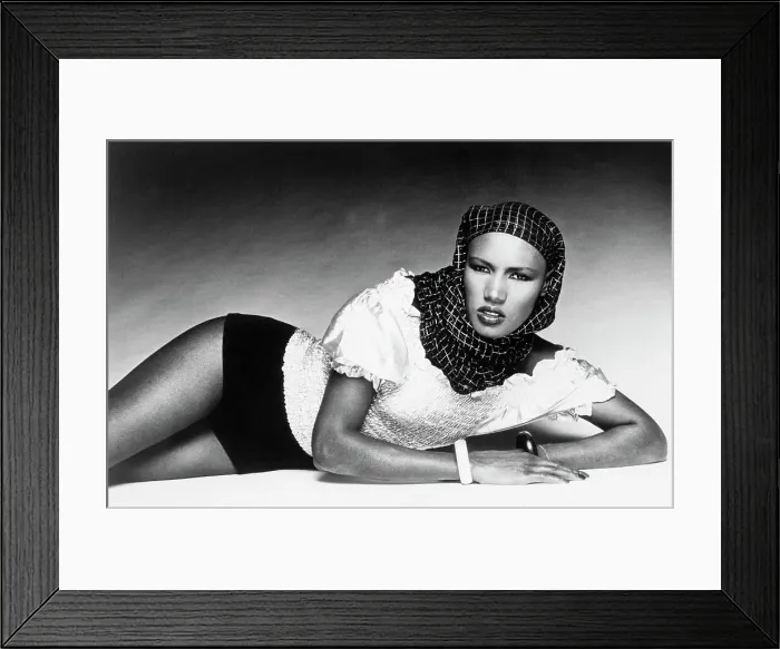 Framed Print : Model and Singer Grace Jones Framed Print : Model and Singer Grace Jones