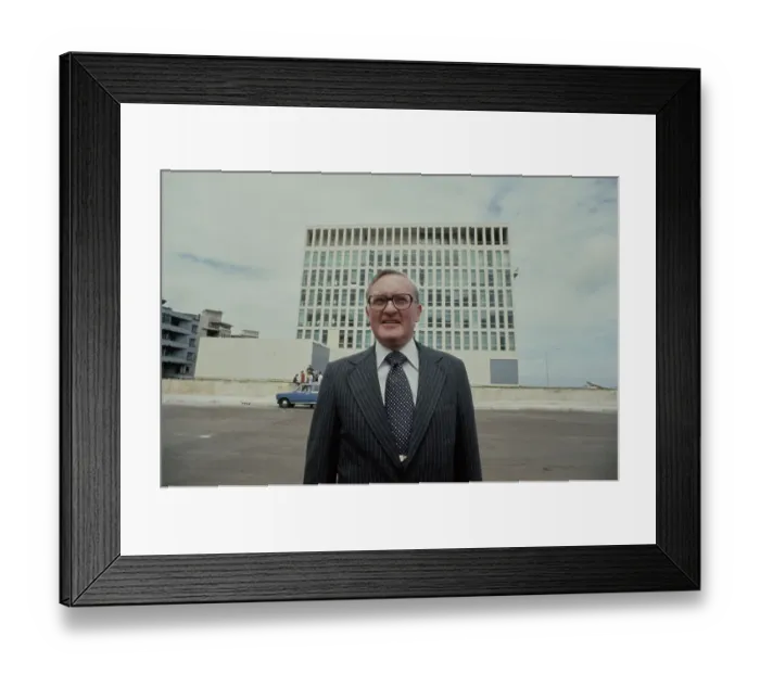 Framed Print : US Diplomat Lyle Lane Framed Print : US Diplomat Lyle Lane