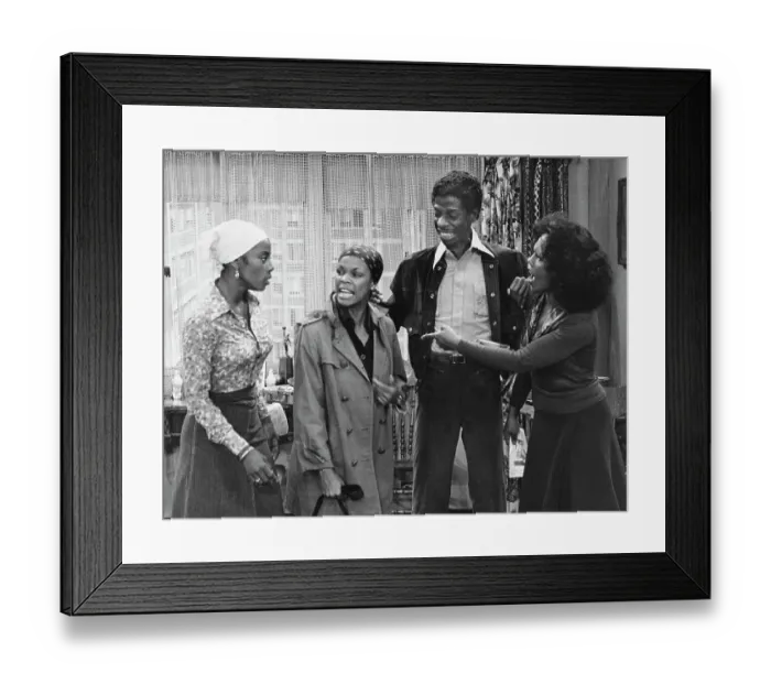 Framed Print : Cast of Good Times Framed Print : Cast of Good Times