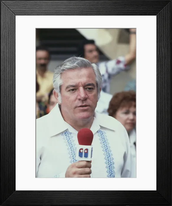 Framed Print : Governor Carlos Romero Barcelo Framed Print : Governor Carlos Romero Barcelo