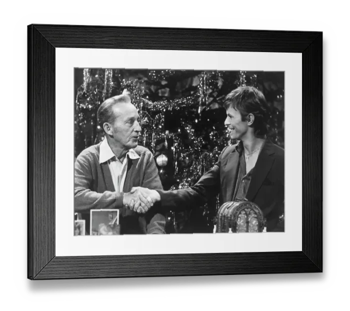 Framed Print : Bing Crosby and David Bowie Framed Print : Bing Crosby and David Bowie