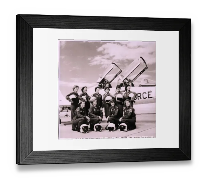 Framed Print : First Ten Female Air Force Graduates Framed Print : First Ten Female Air Force Graduates