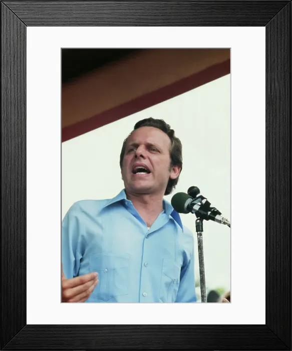 Framed Print : Puerto Rican Leader Ruben Berrios Martinez Framed Print : Puerto Rican Leader Ruben Berrios Martinez